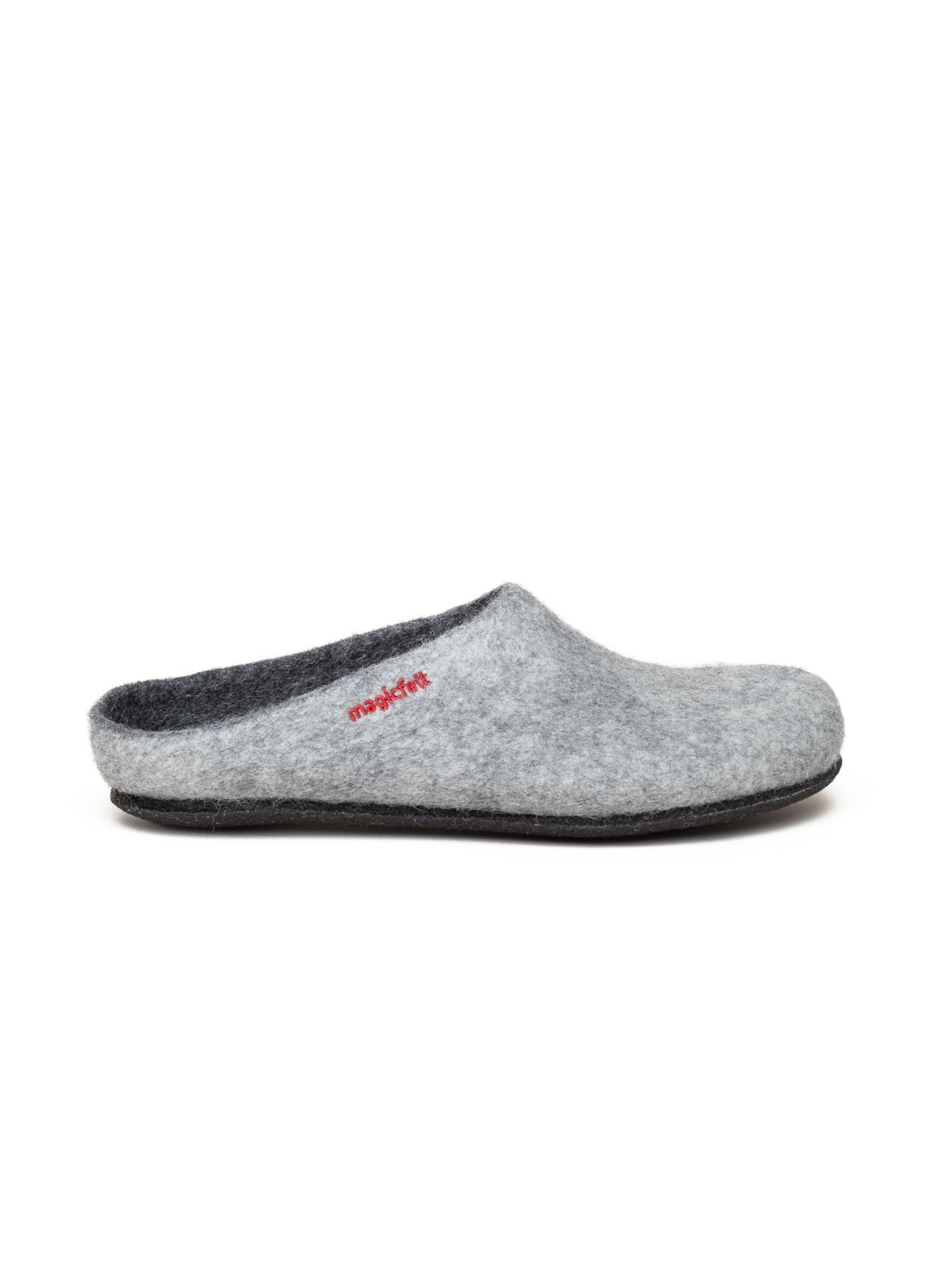 MagicFelt Hausschuh 'Magicfelt Filzpantoffel Magicfelt 709' in Grau