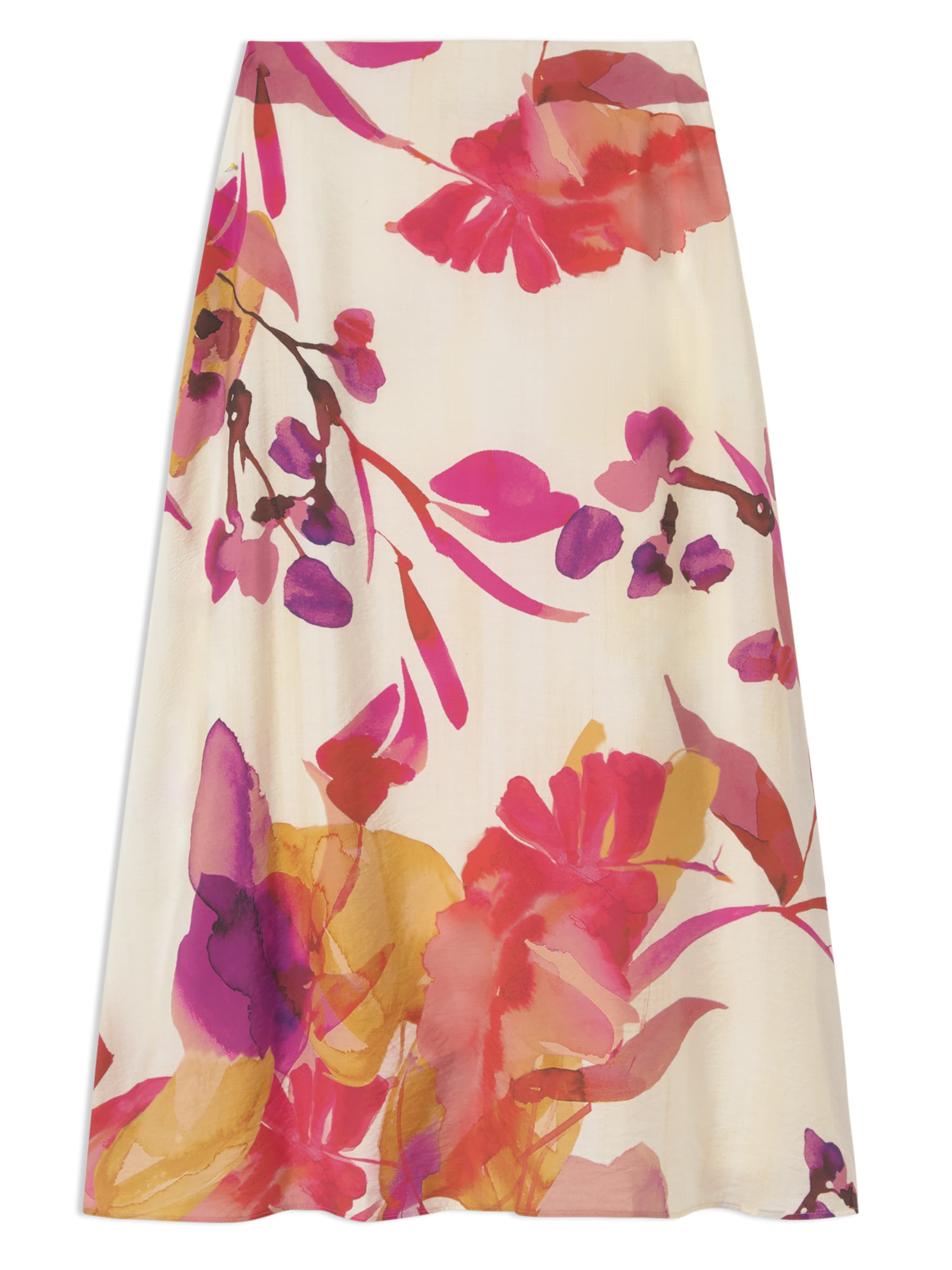 Lola Casademunt Jupe ' ' en mandarine / magenta / rose clair / blanc cassé, Vue avec produit