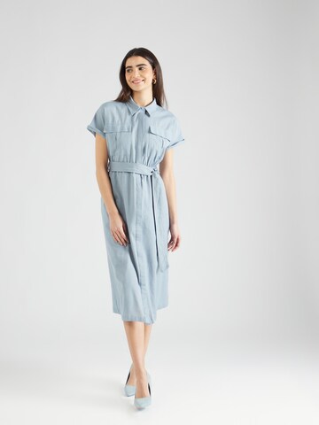 Dorothy Perkins Платье-рубашка 'Utility' в Синий: спереди