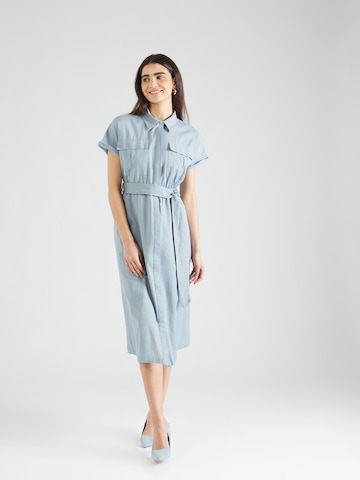 Dorothy Perkins - Vestido camisero 'Utility' en azul: frente