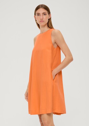 s.Oliver BLACK LABEL Kleid in Orange: Vorderseite