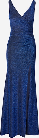 mascaraVečernja haljina - plava boja: prednji dio