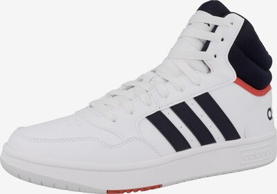 ADIDAS SPORTSWEAR Sneaker 'Hoops 3' in rot / schwarz / weiß, Produktansicht