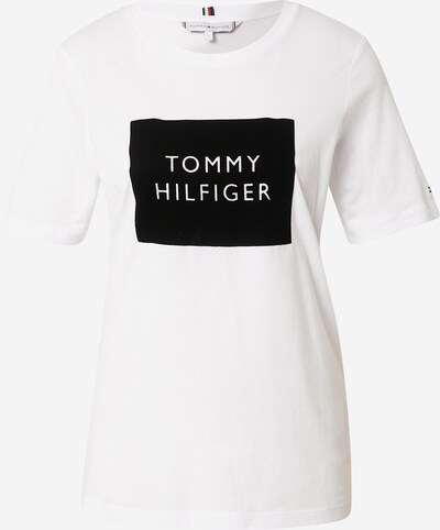 TOMMY HILFIGER Camiseta en negro / blanco, Vista del producto