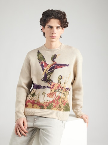 Pull-over 'DUCK' Abercrombie & Fitch en gris : devant
