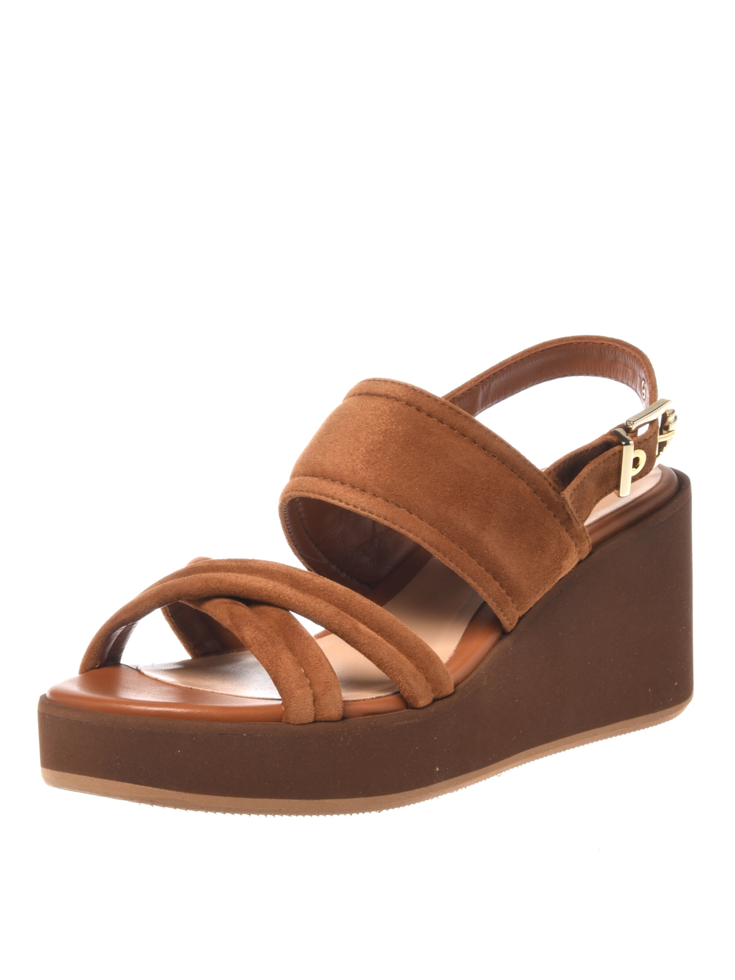 BALDININI Sandalen met riem in Bruin: voorkant