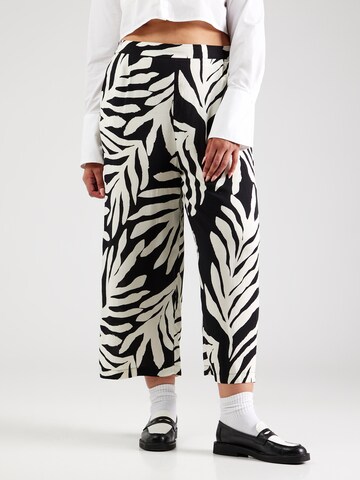 ONLY Carmakoma Tapered Pleat-Front Pants 'CARNOVA' in Black: front