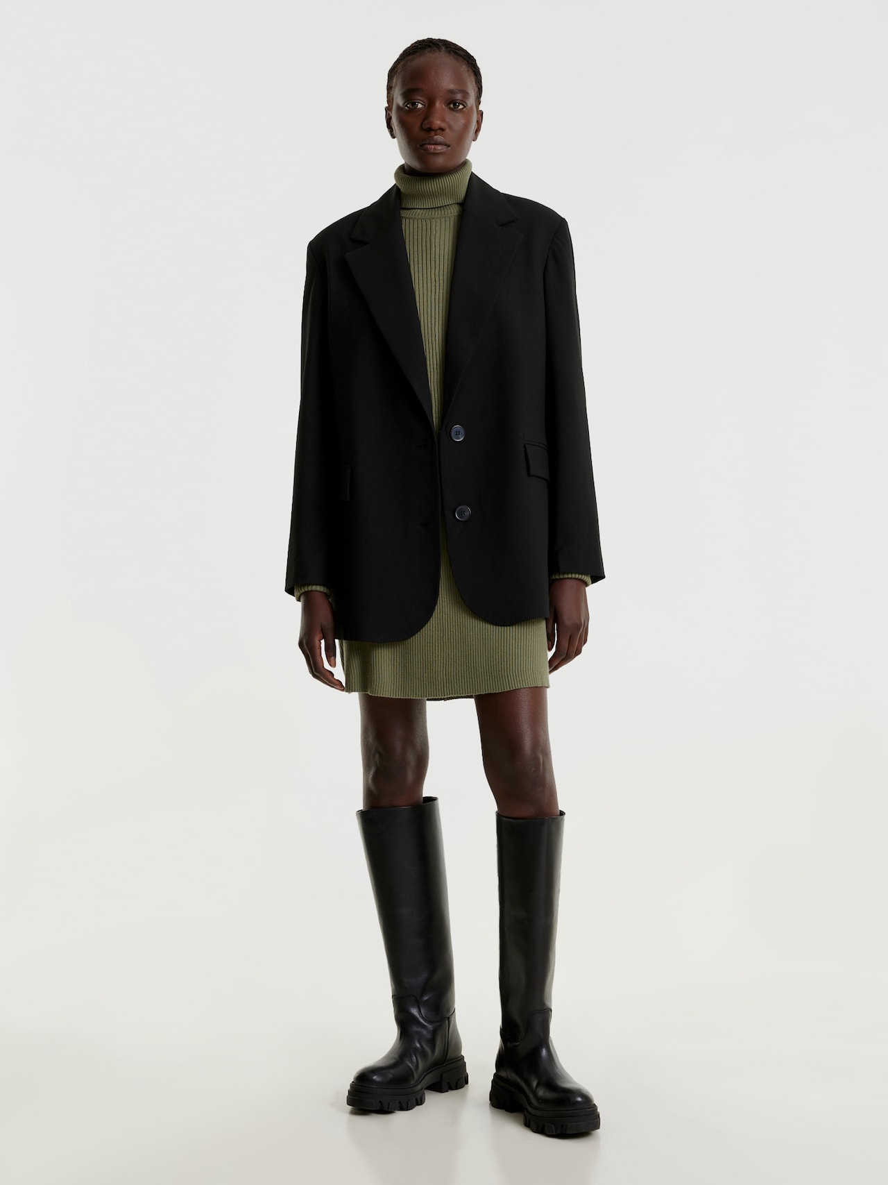 EDITED Produkte Kleid 'Conny' dunkelgrün