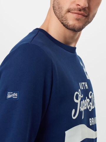 Superdry Sweatshirt 'Collegiate' in Blauw