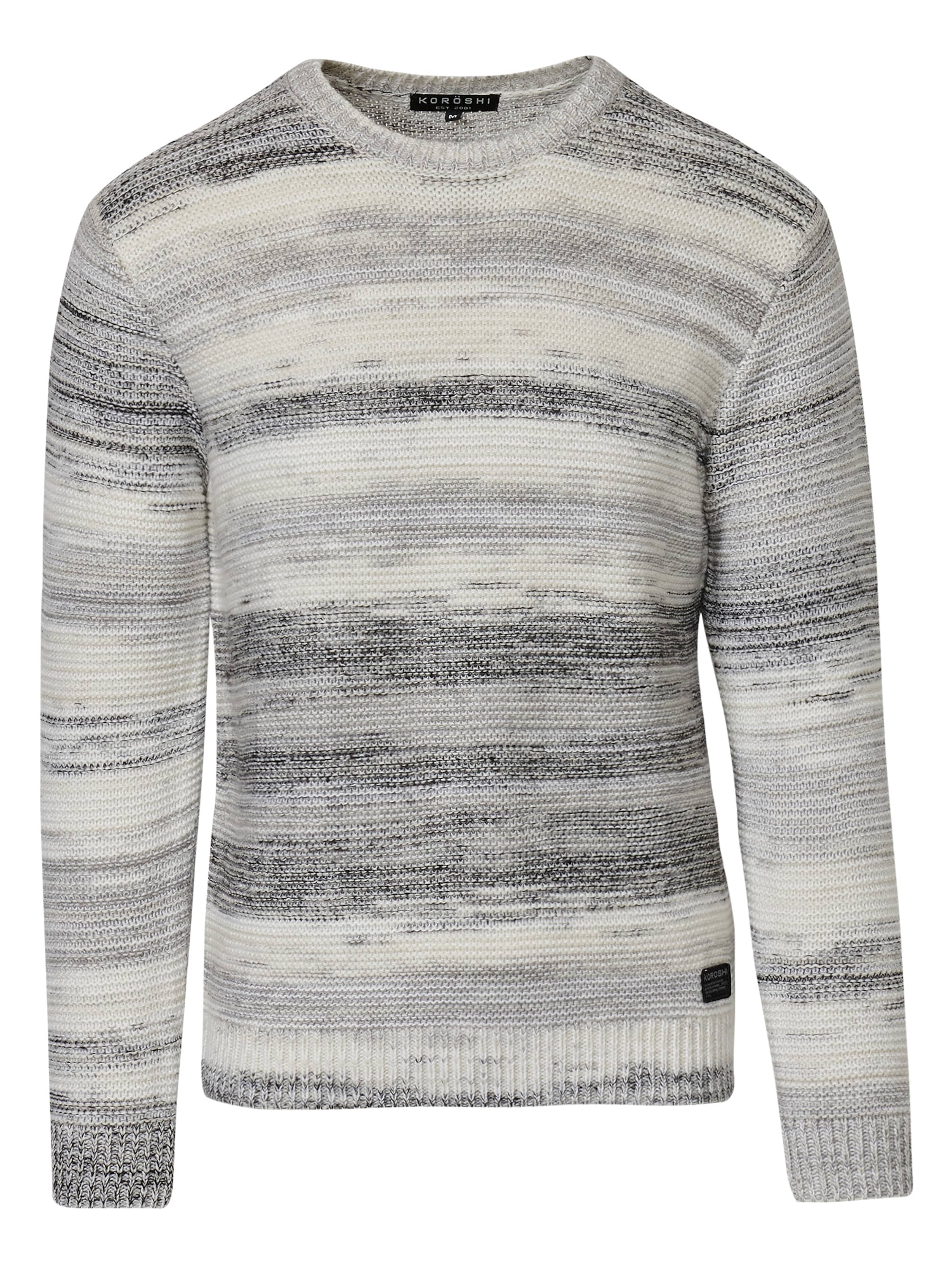 KOROSHI Pulover | siva barva: sprednja stran