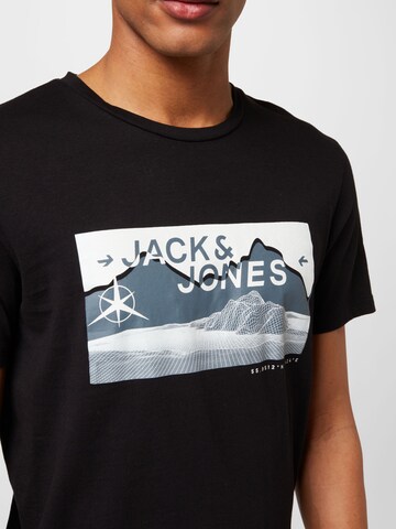 JACK & JONES Tričko – černá