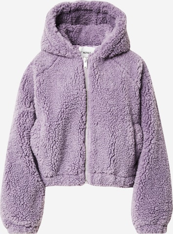 MonkiPrijelazna jakna - ljubičasta boja: prednji dio