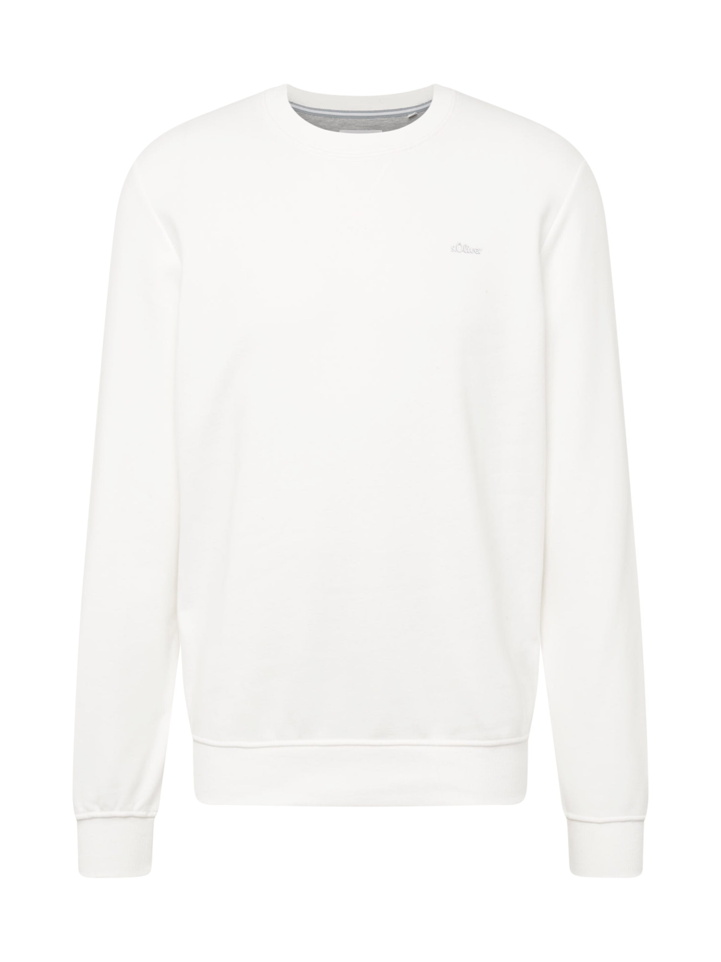 s.Oliver Sweatshirt in White: front