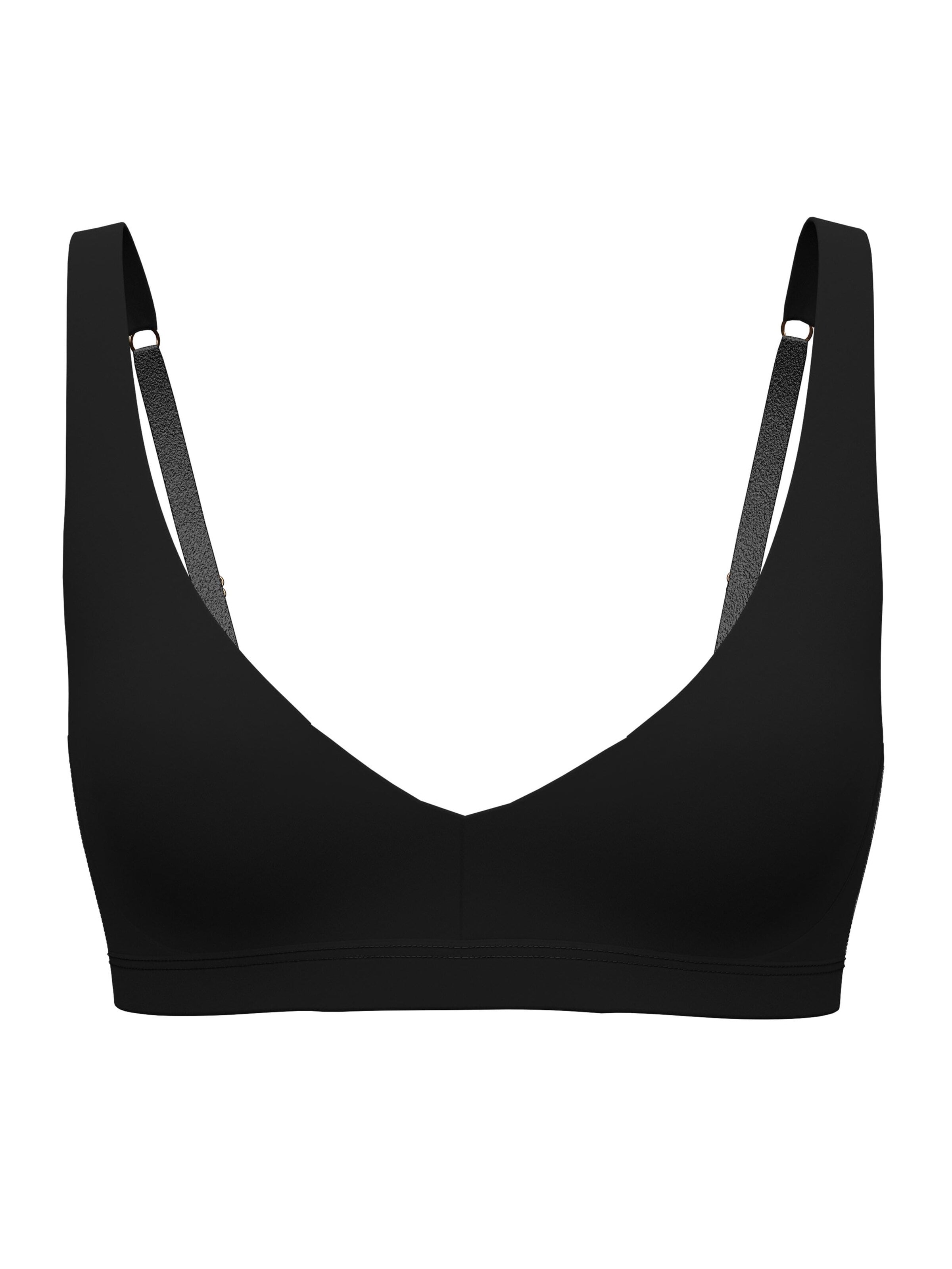 Reggiseno 'Sleek Skin' di CALIDA in nero: frontale