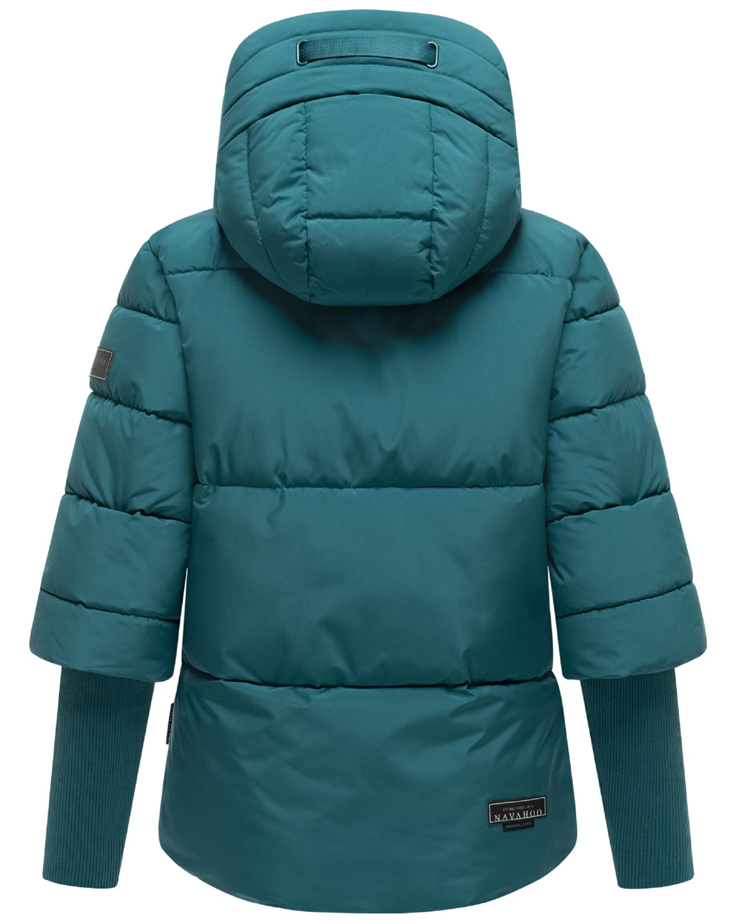NAVAHOO Winterjas 'Lotusherz XIV' in Blauw
