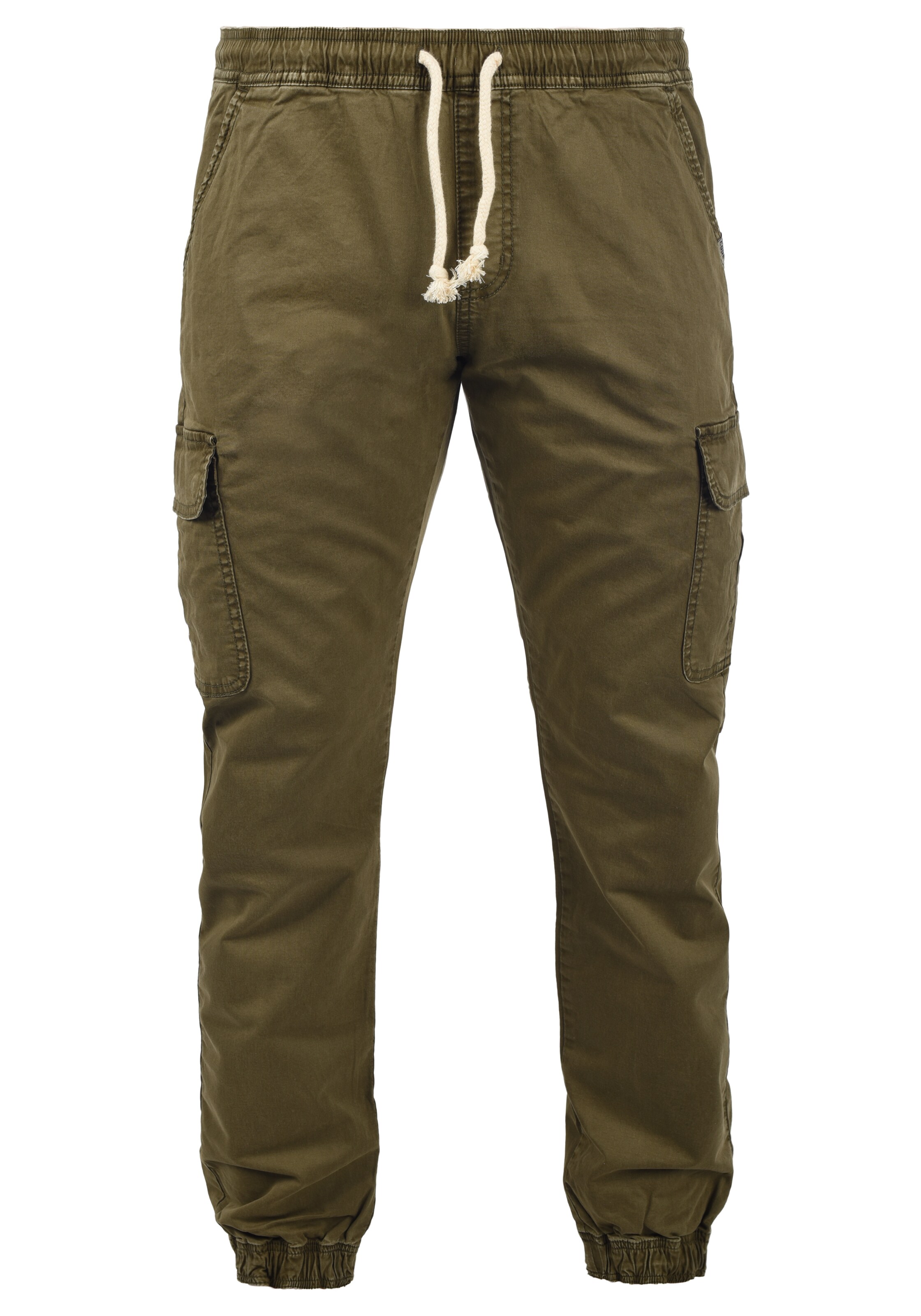INDICODE JEANS Cargo Pants 'Abbal' in Green: front