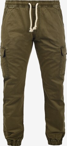 INDICODE JEANS Regular Cargo Pants in Green: front