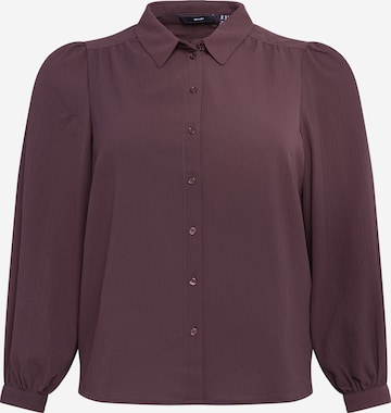Vero Moda Curve Bluza 'MAYA' | vijolična barva: sprednja stran