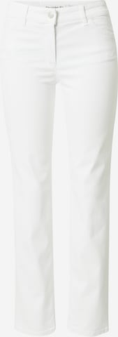 Coupe slim Jean GERRY WEBER en blanc : devant