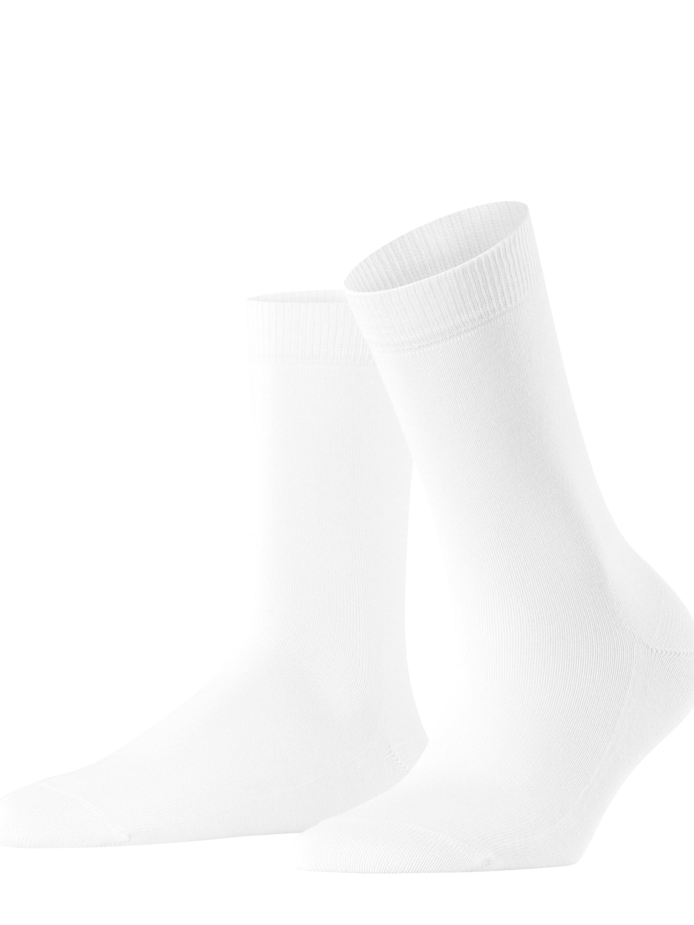 FALKE Socks 'Family' in White: front