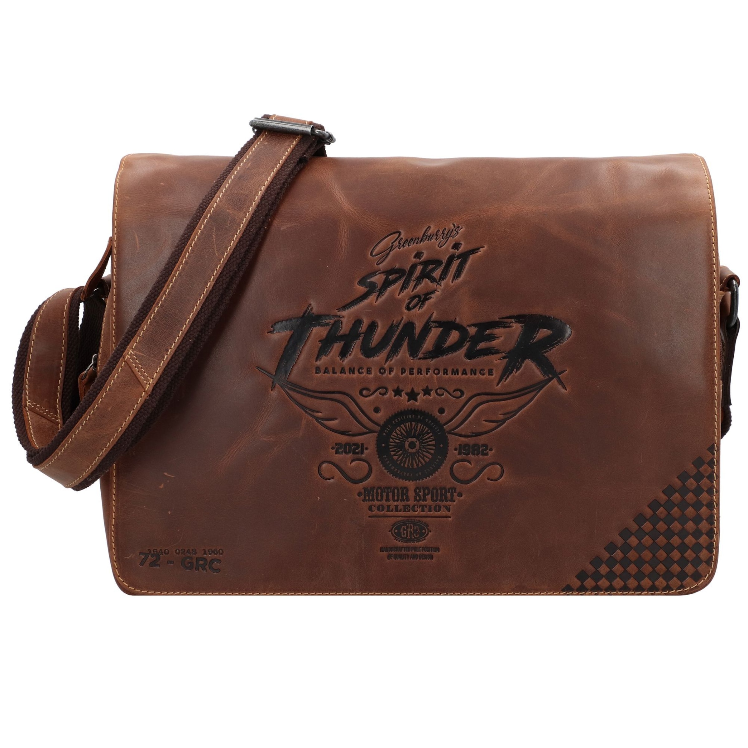 GREENBURRY Crossbody bag 'Atlanta' in Brown: front