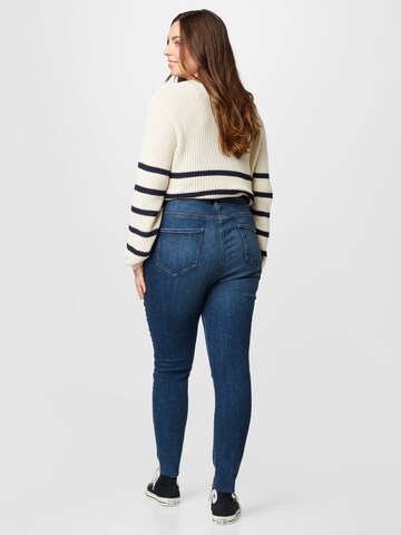 River Island Plus Slimfit Jeans 'MOLLY' i blå