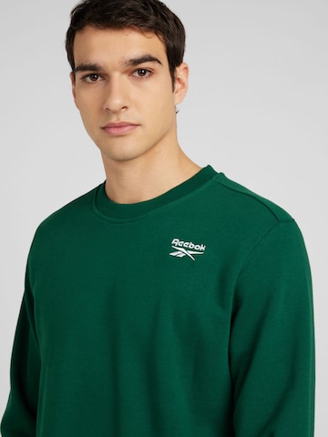 Reebok - Sweatshirt de desporto 'IDENTITY' em verde