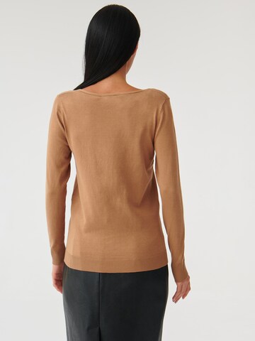 TATUUM Sweter 'TESSA' w kolorze beżowy