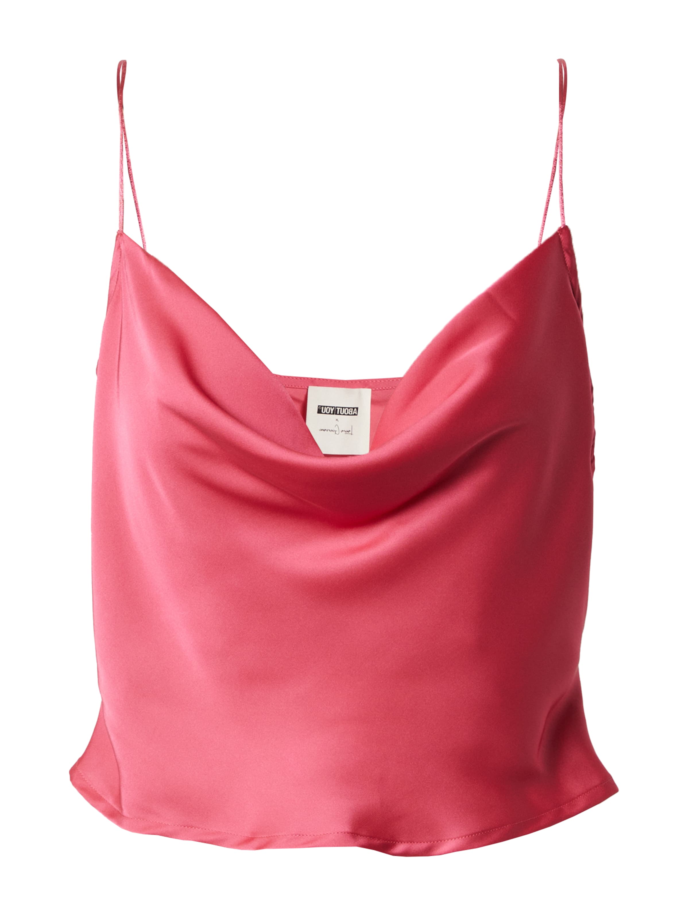 ABOUT YOU x Laura Giurcanu Топ 'Jessica' в Ярко-розовый: спереди