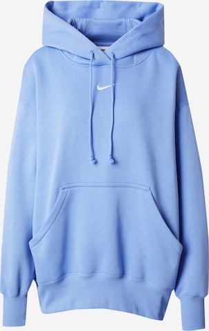 Nike Sportswear Dressipluus 'Phoenix Fleece', värv sinine: eest vaates