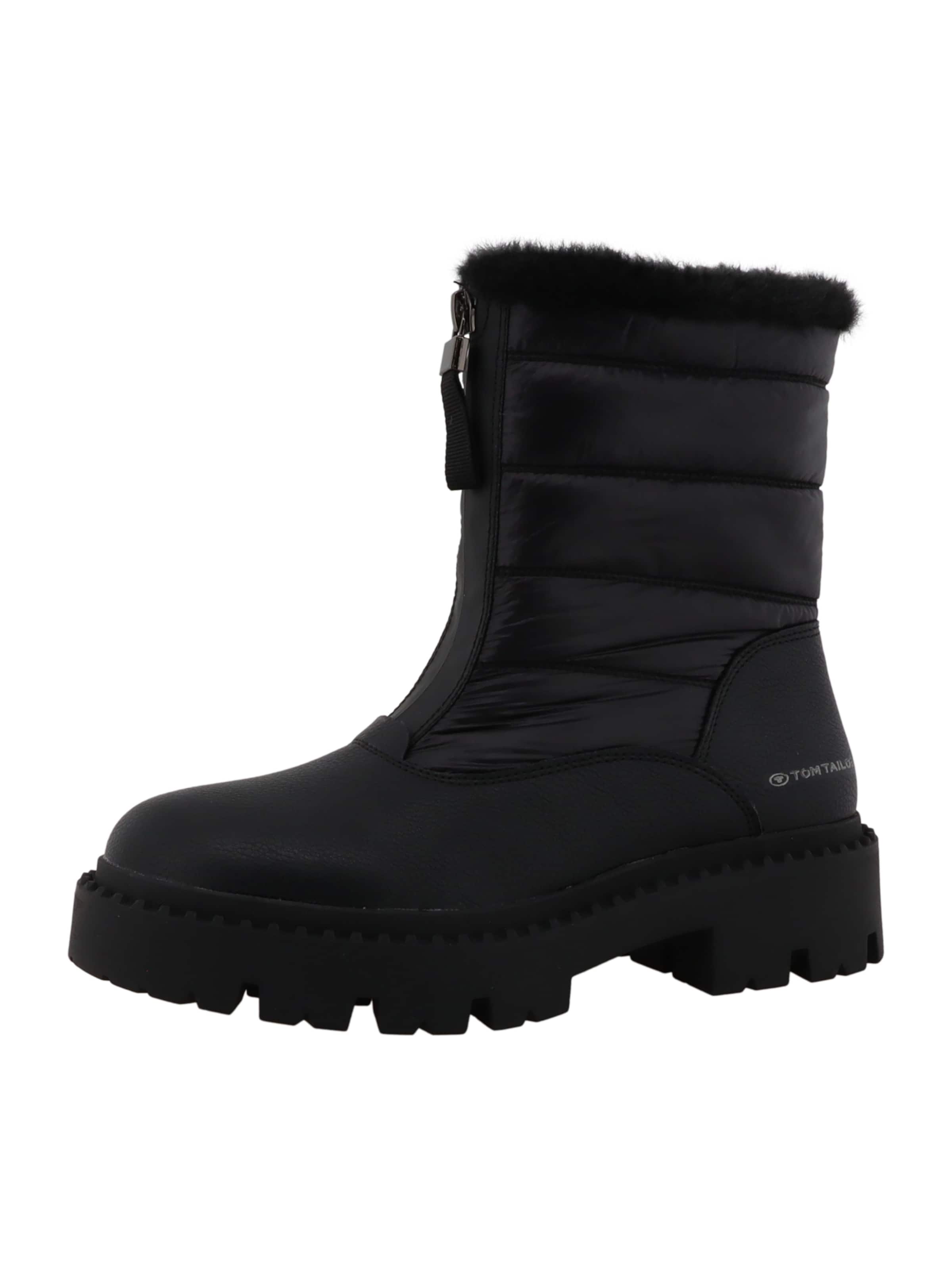 Bottines TOM TAILOR en noir : devant