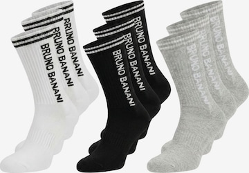 Chaussettes de sport 'Garza' Bruno Banani en mélange de couleurs : devant
