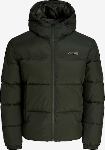 aprel Vinterjakke i grøn: forside