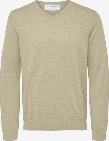 SELECTED HOMME Sweater in Beige: front