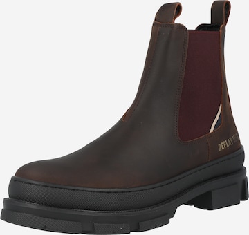 REPLAY Chelsea Boots 'VEGA CRAZY' in Brown: front