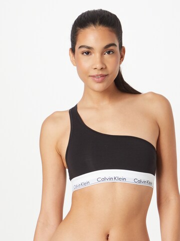 Calvin Klein Underwear Bralette Bra in Black: front