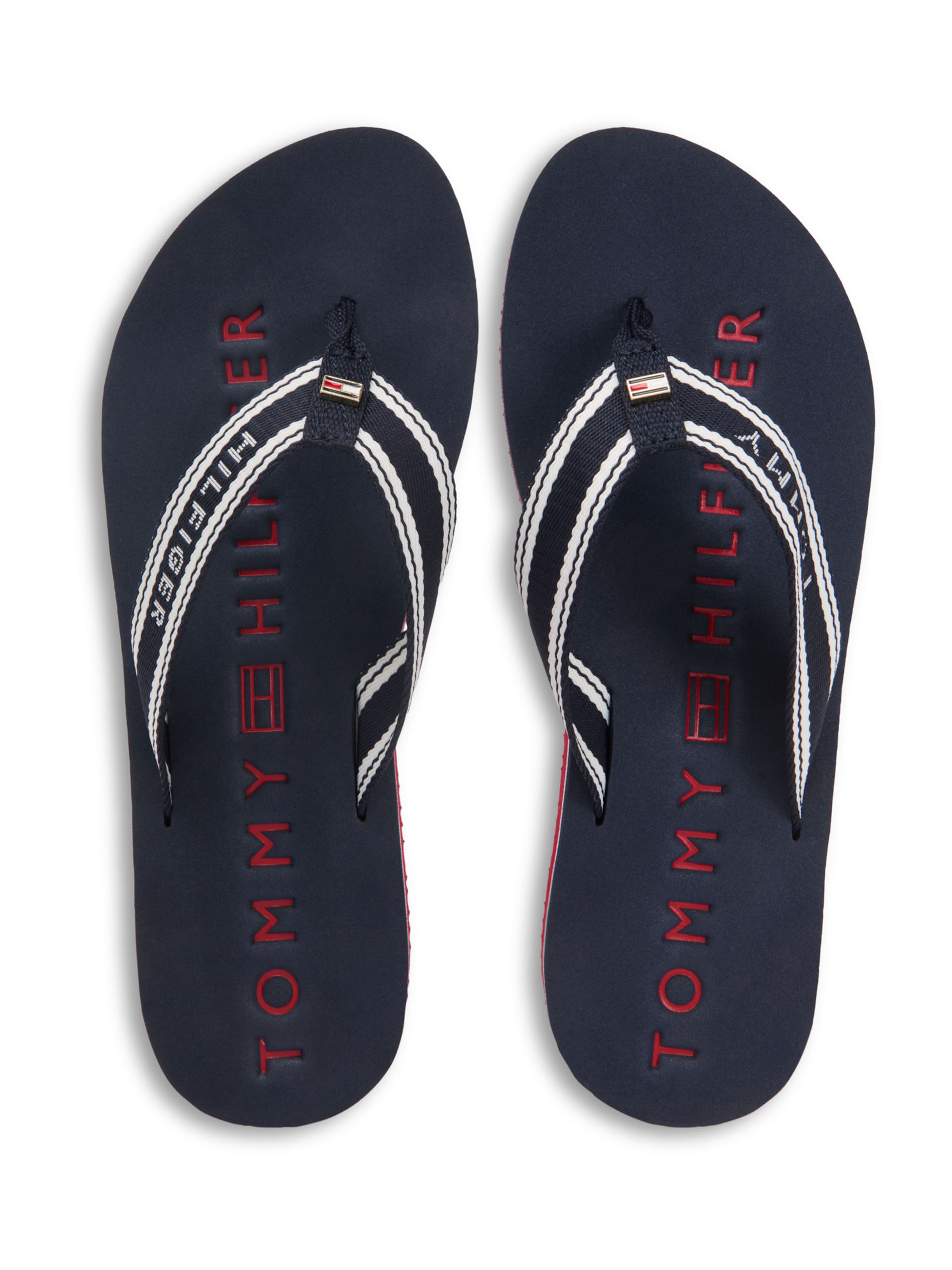 TOMMY HILFIGER T-bar sandals in Blue