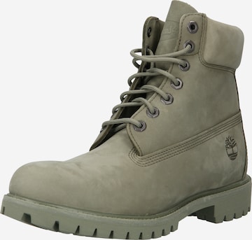 TIMBERLAND Lace-up boots in Green: front