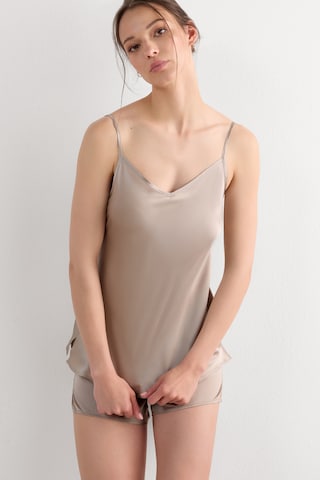 INTIMISSIMI Pajama Shirt in Beige