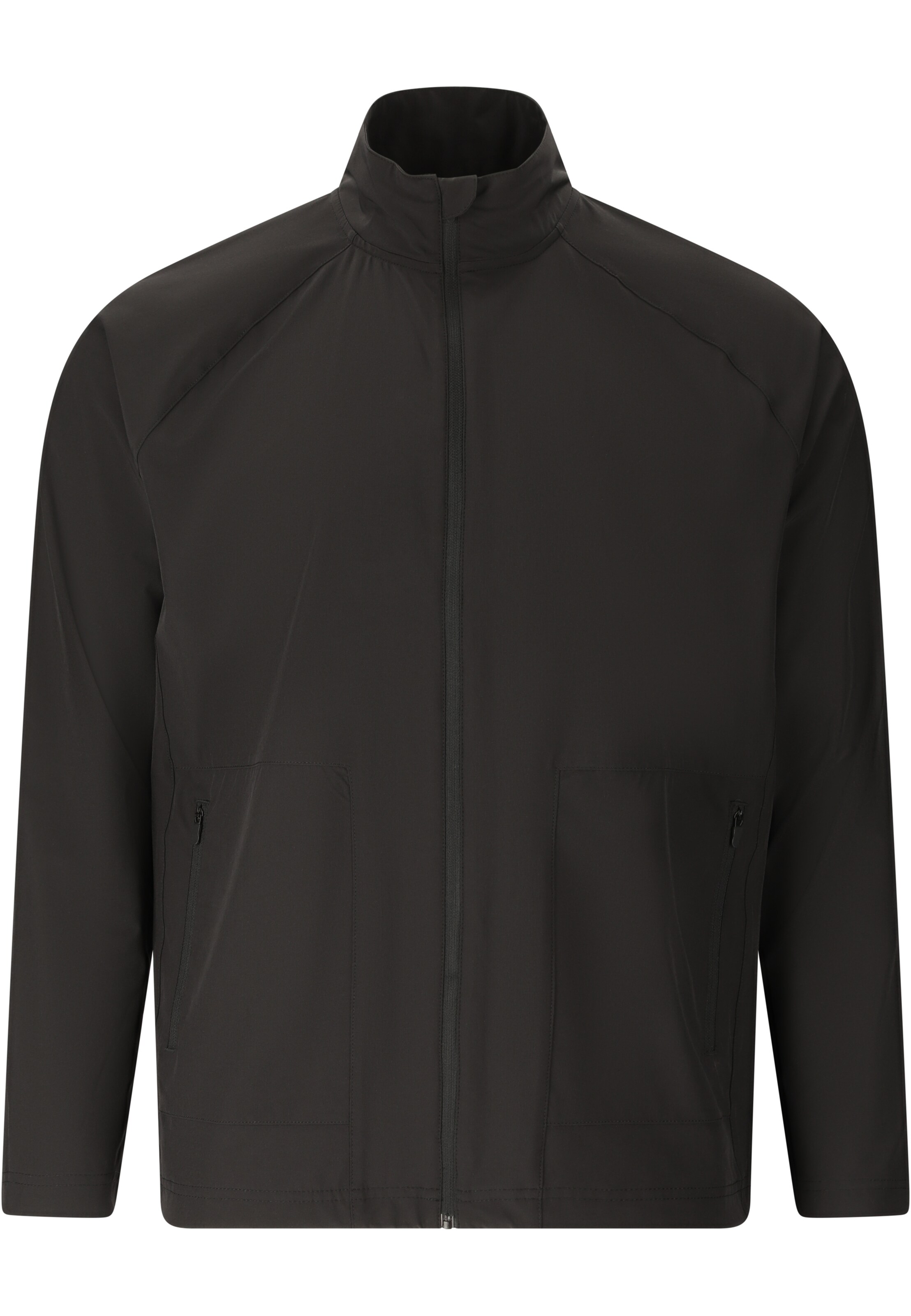 Virtus Laufjacke 'Benan V2' in Schwarz: Vorderseite