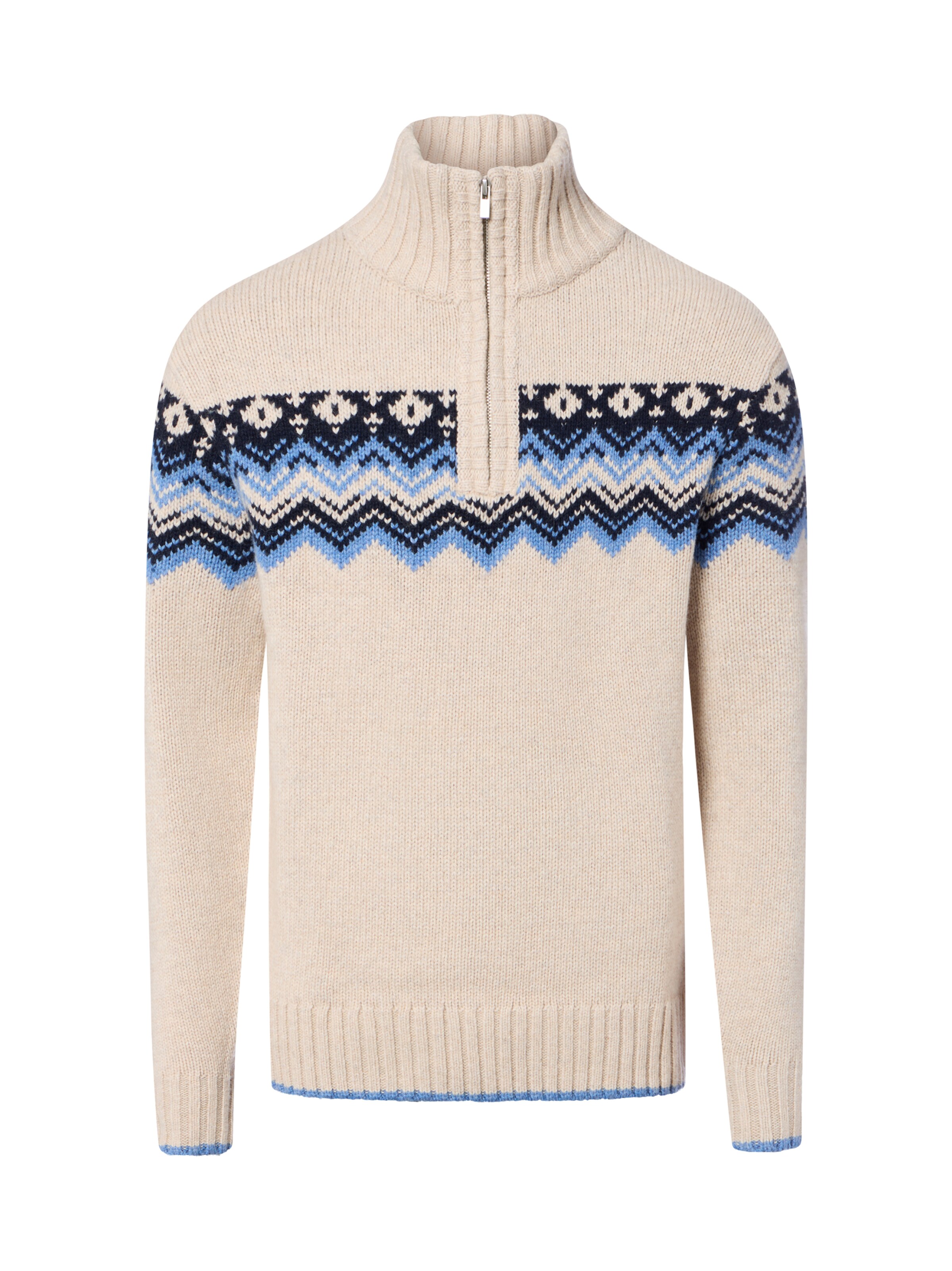 Nils Sundström Sweater in Beige: front