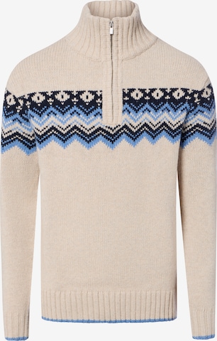 Nils Sundström Sweater in Beige: front