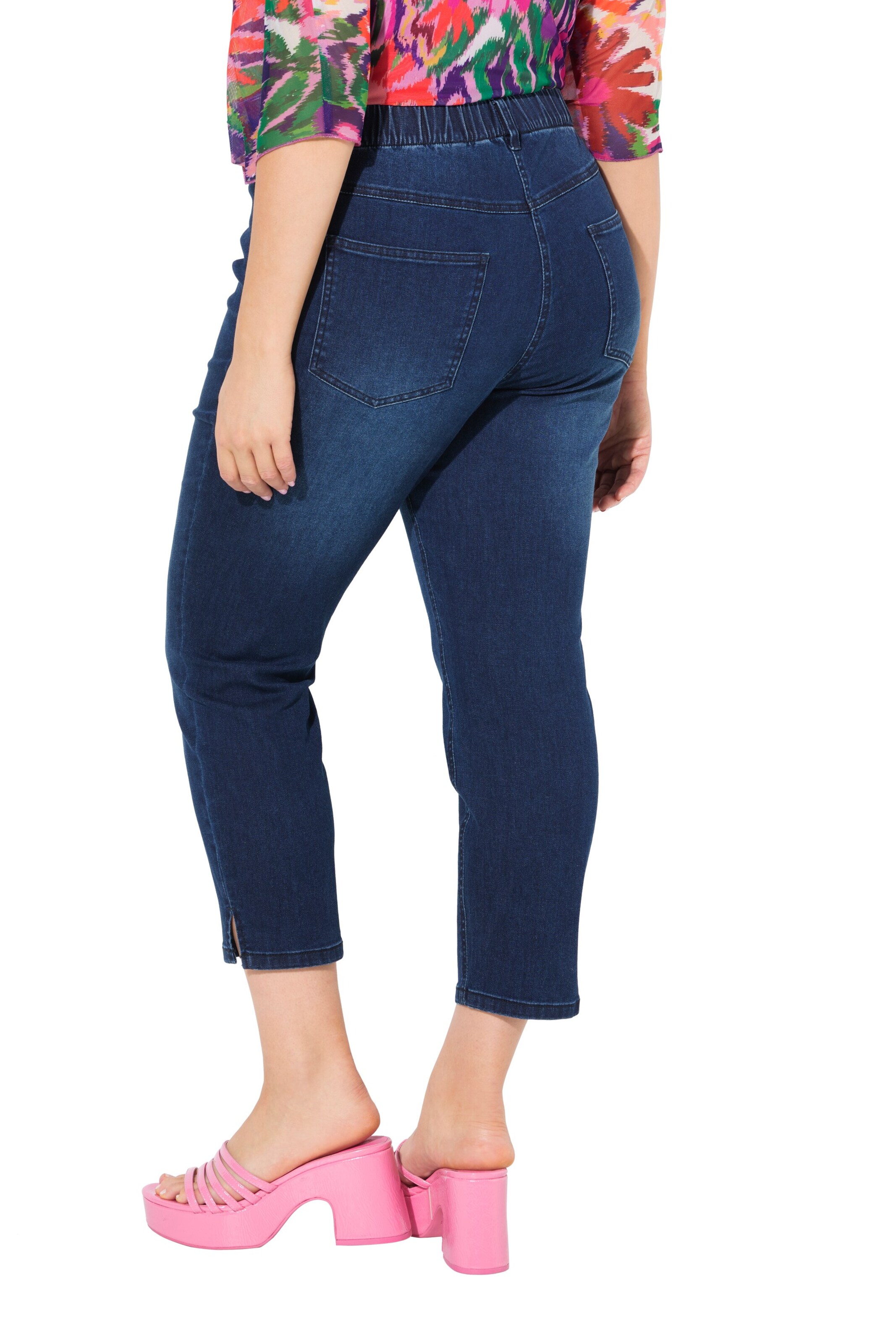 Ulla Popken Skinny Jeggings in Blue
