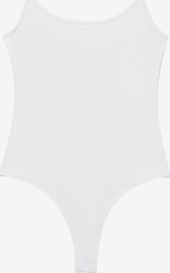 Pull&Bear Bodi majica v velikosti XS | bela barva, Prikaz izdelka
