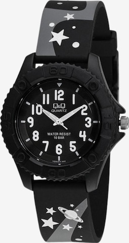 Q&Q Horloge 'Klassisch' in Zwart: voorkant