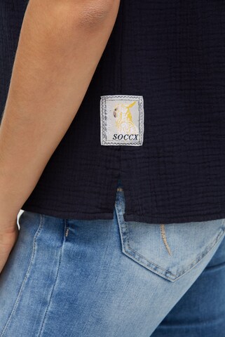 Soccx Blouse in Blue
