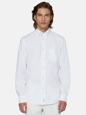 Boggi MilanoRegular Fit Košulja - bijela boja: prednji dio