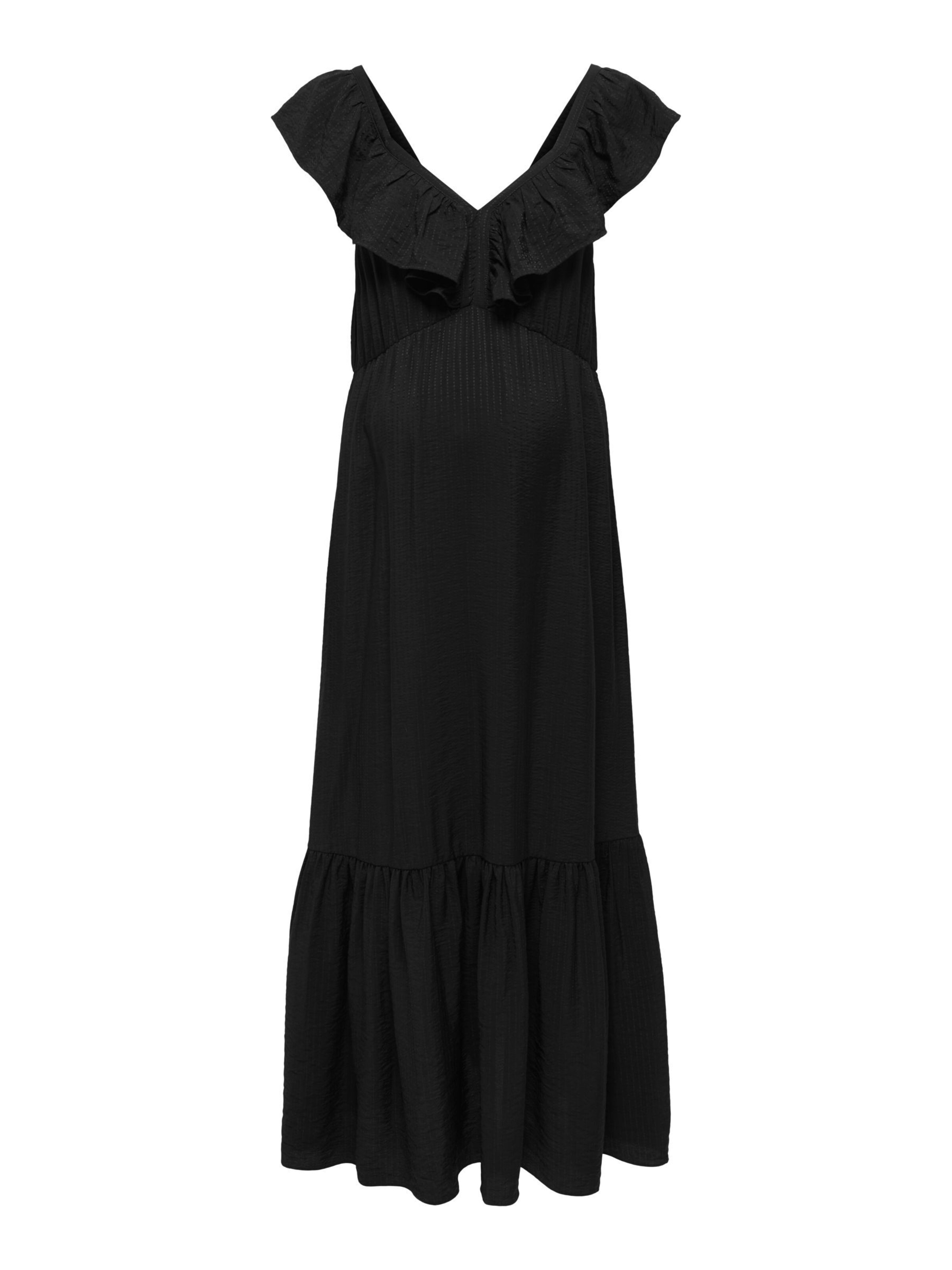 Robe 'CORA' Only Maternity en noir : devant