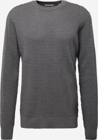 Pull-over 'VAGN' KnowledgeCotton Apparel en gris : devant