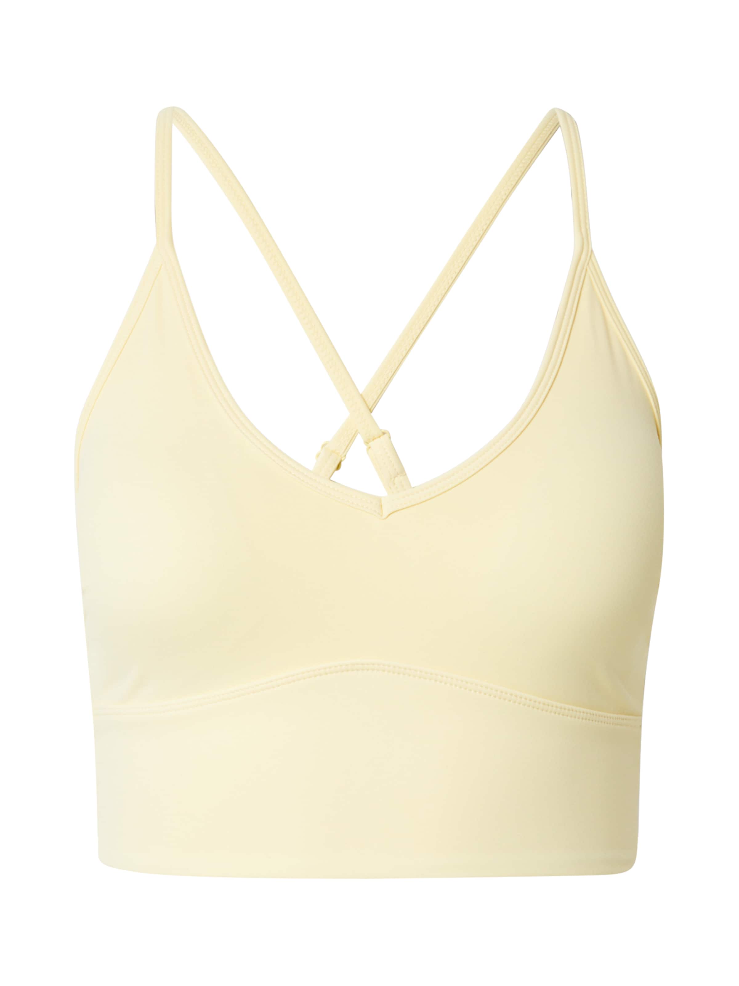 ICANIWILL Bustier Sport bh 'Nimble' in Geel: voorkant